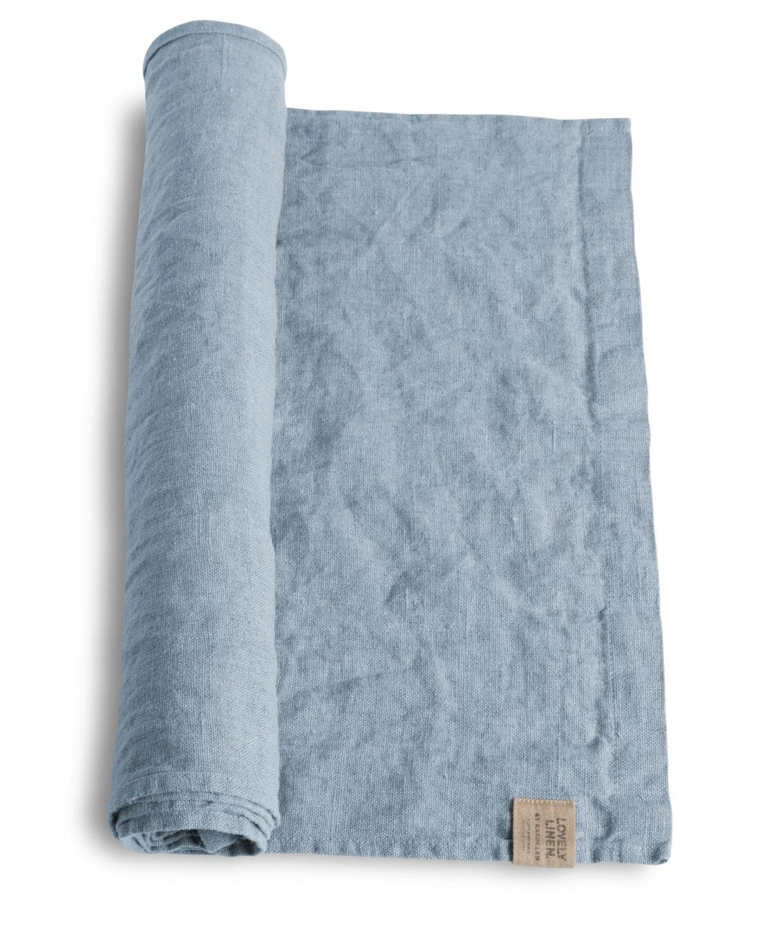 Lovely Linen LOVELY Löpare 47X150, Dusty blue - Azalea Home