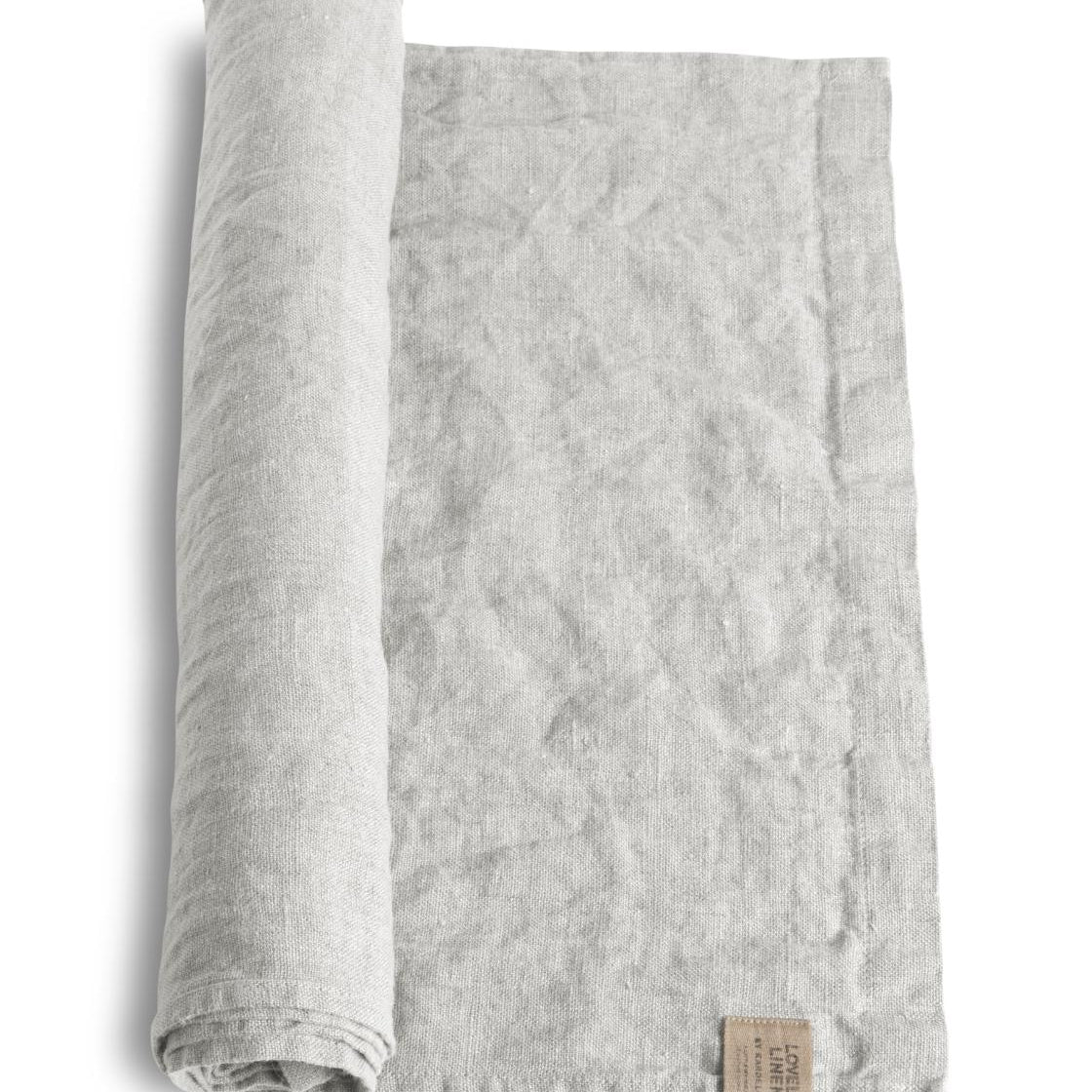 Lovely Linen LOVELY Löpare 47X150, Ljusgrå - Azalea Home
