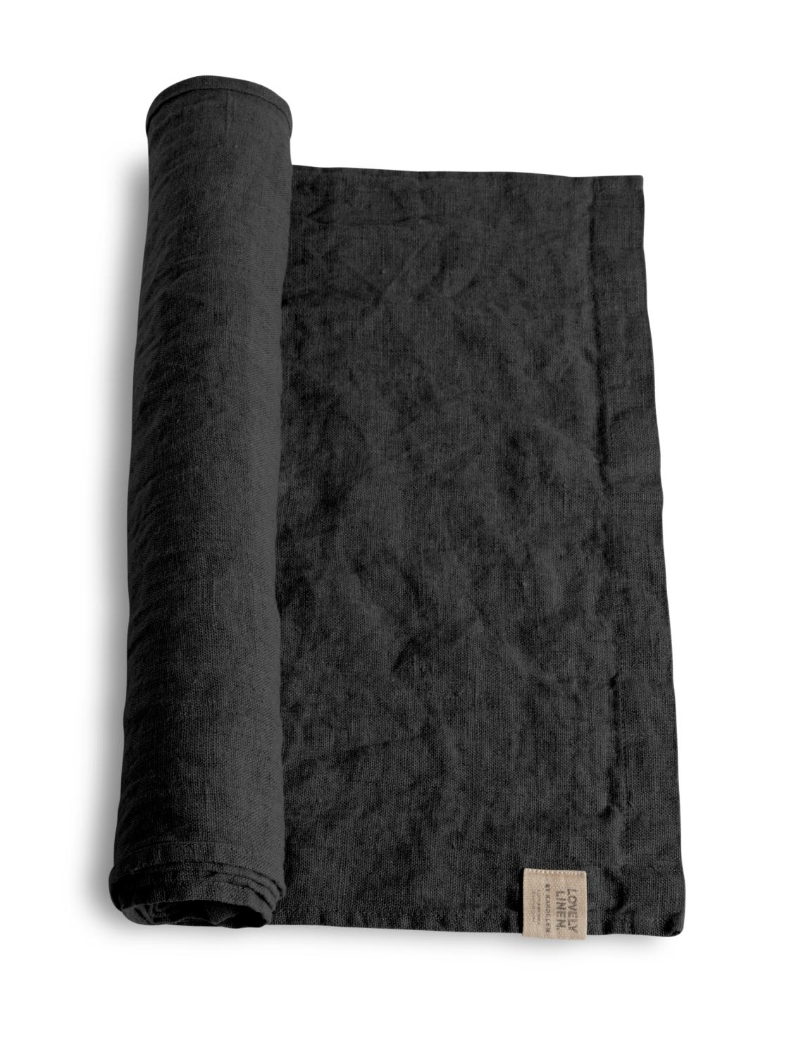 Lovely Linen LOVELY Löpare 47X150, Mörkgrå - Azalea Home