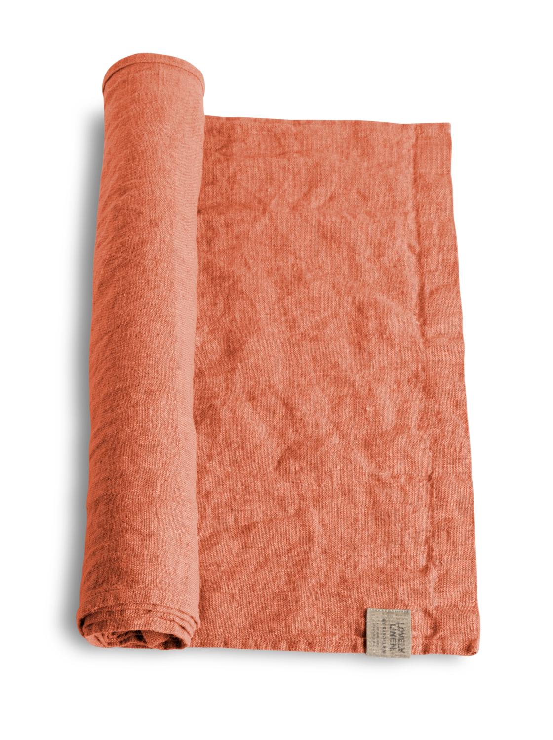 Lovely Linen LOVELY Löpare 47X150, Peach - Azalea Home