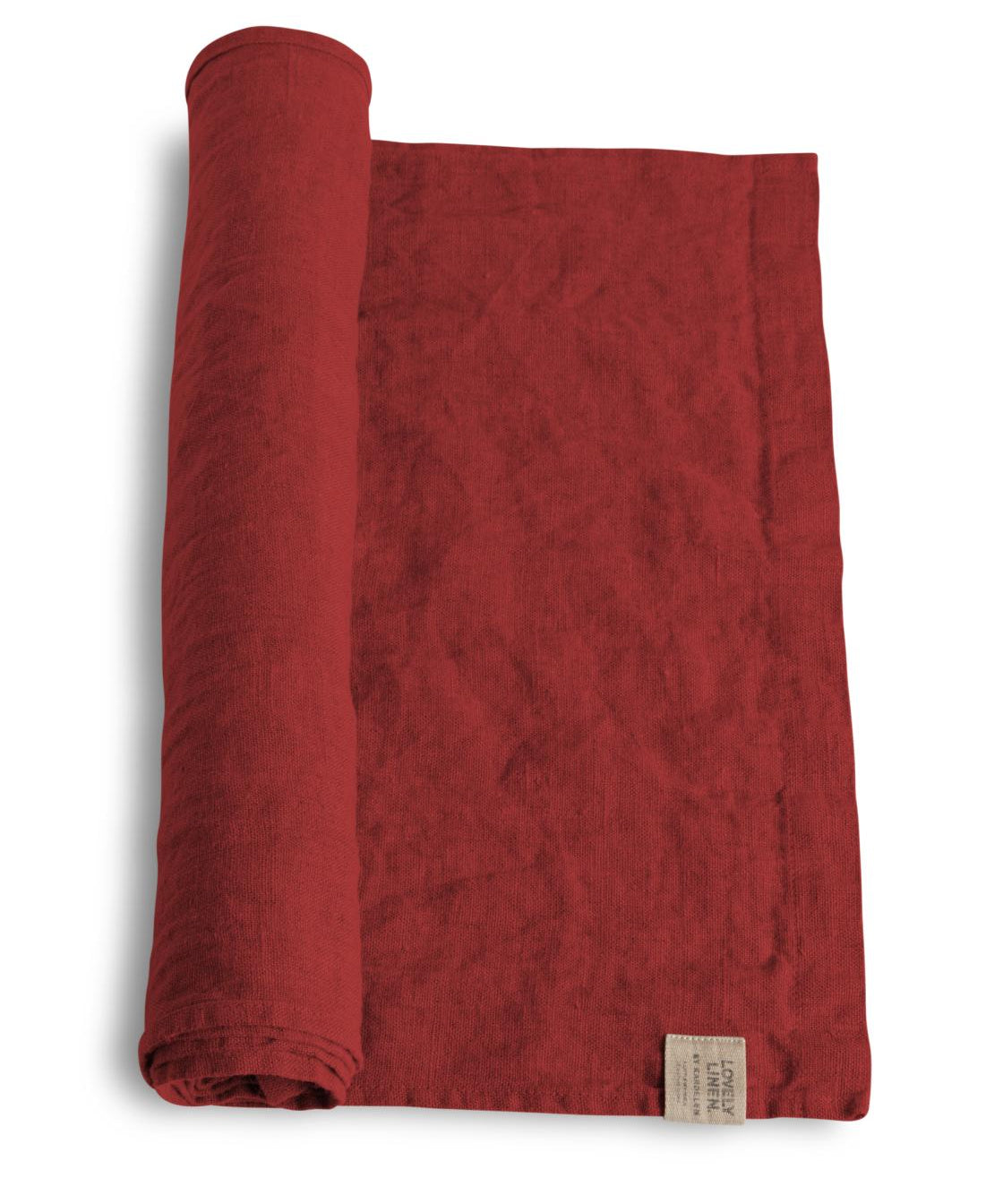 Lovely Linen LOVELY Löpare 47X150, Röd - Azalea Home