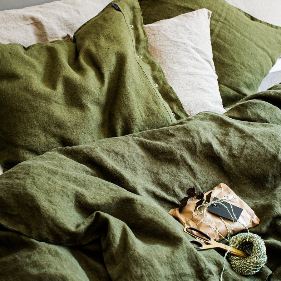 Lovely Linen LOVELY Örngott 40X80, Grön - Azalea Home