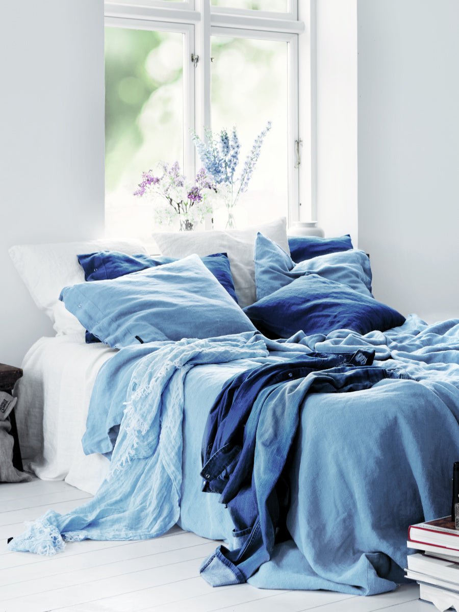 Lovely Linen LOVELY Örngott 50X70, Dusty blue - Azalea Home
