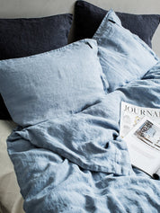 Lovely Linen LOVELY Örngott 65X65, Dusty blue - Azalea Home
