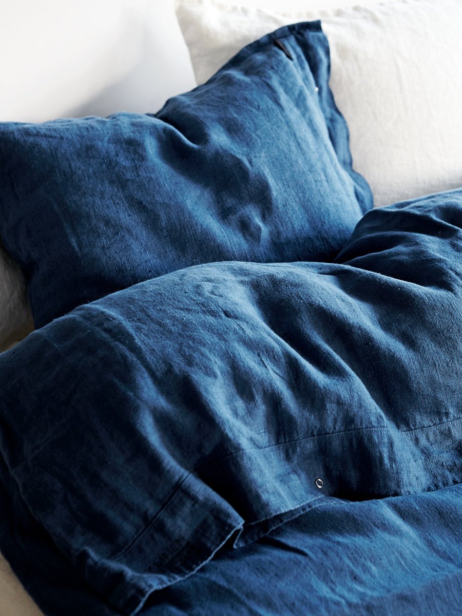 Lovely Linen LOVELY Örngott 80X80, Denimblå - Azalea Home