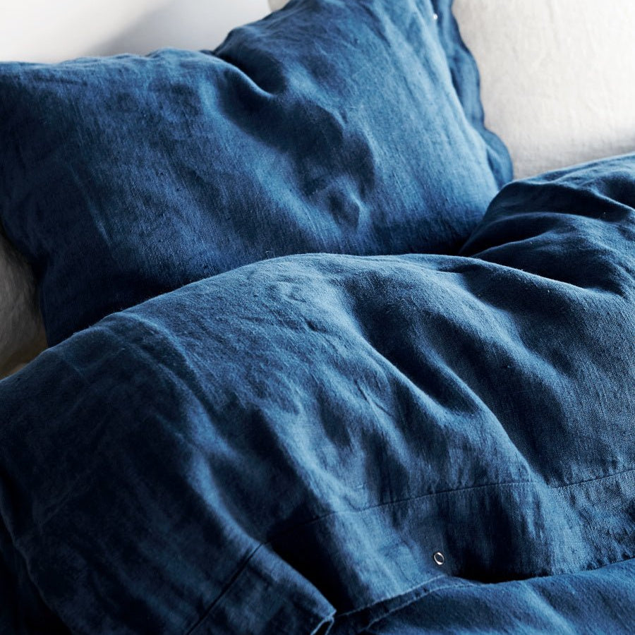 Lovely Linen LOVELY Örngott 80X80, Denimblå - Azalea Home