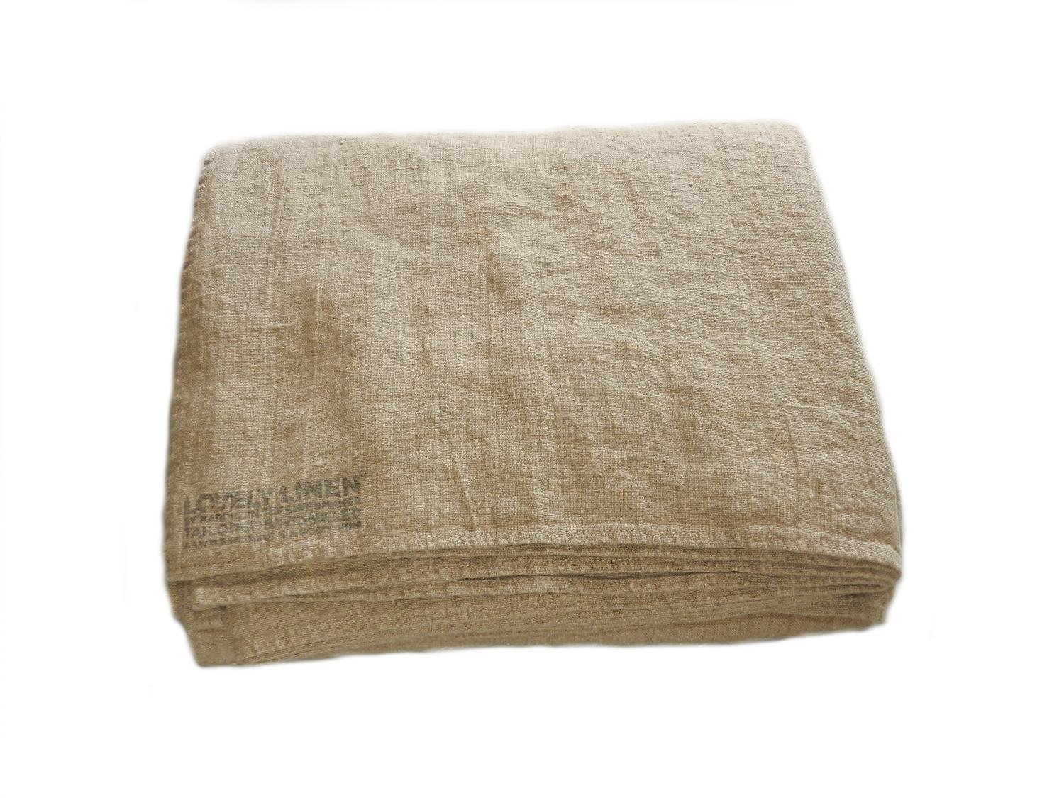 Lovely Linen LOVELY Överkast 170X260, Beige - Azalea Home