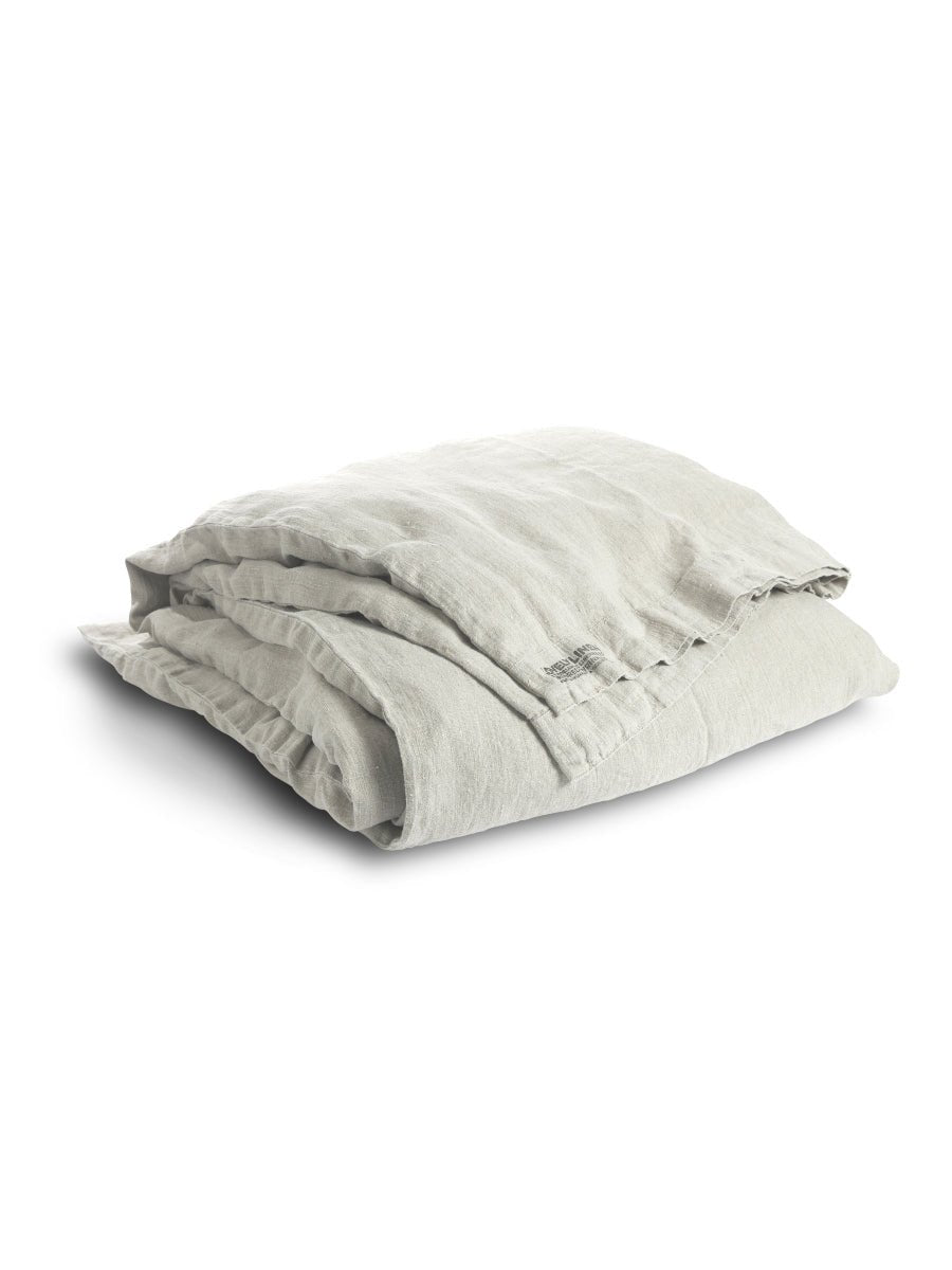 Lovely Linen LOVELY Påslakan 140X220, Ljusgrå - Azalea Home