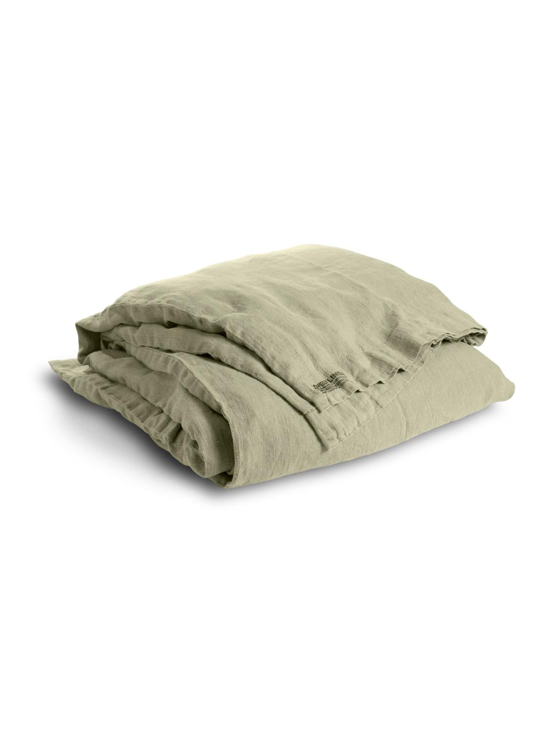 Lovely Linen LOVELY Påslakan 150X210, Avokado - Azalea Home