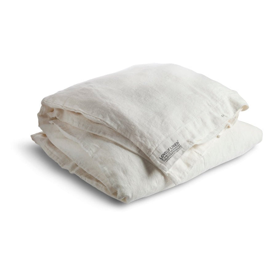 Lovely Linen LOVELY Påslakan 155X220, Off - White - Azalea Home