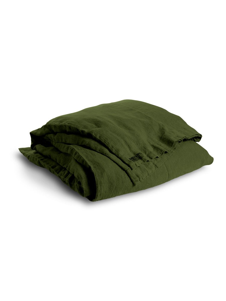 Lovely Linen LOVELY Påslakan 160X210, Grön - Azalea Home