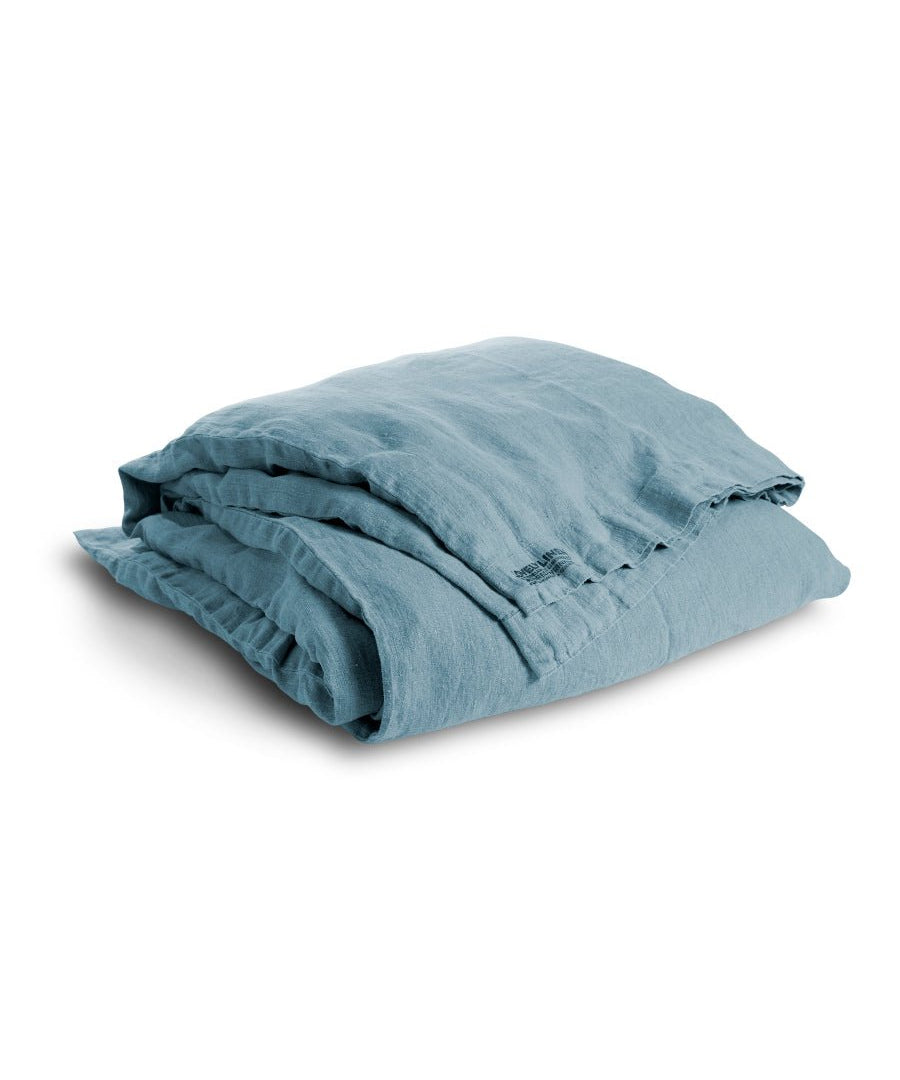 Lovely Linen LOVELY Påslakan Dubbel 240X220, Blå - Azalea Home