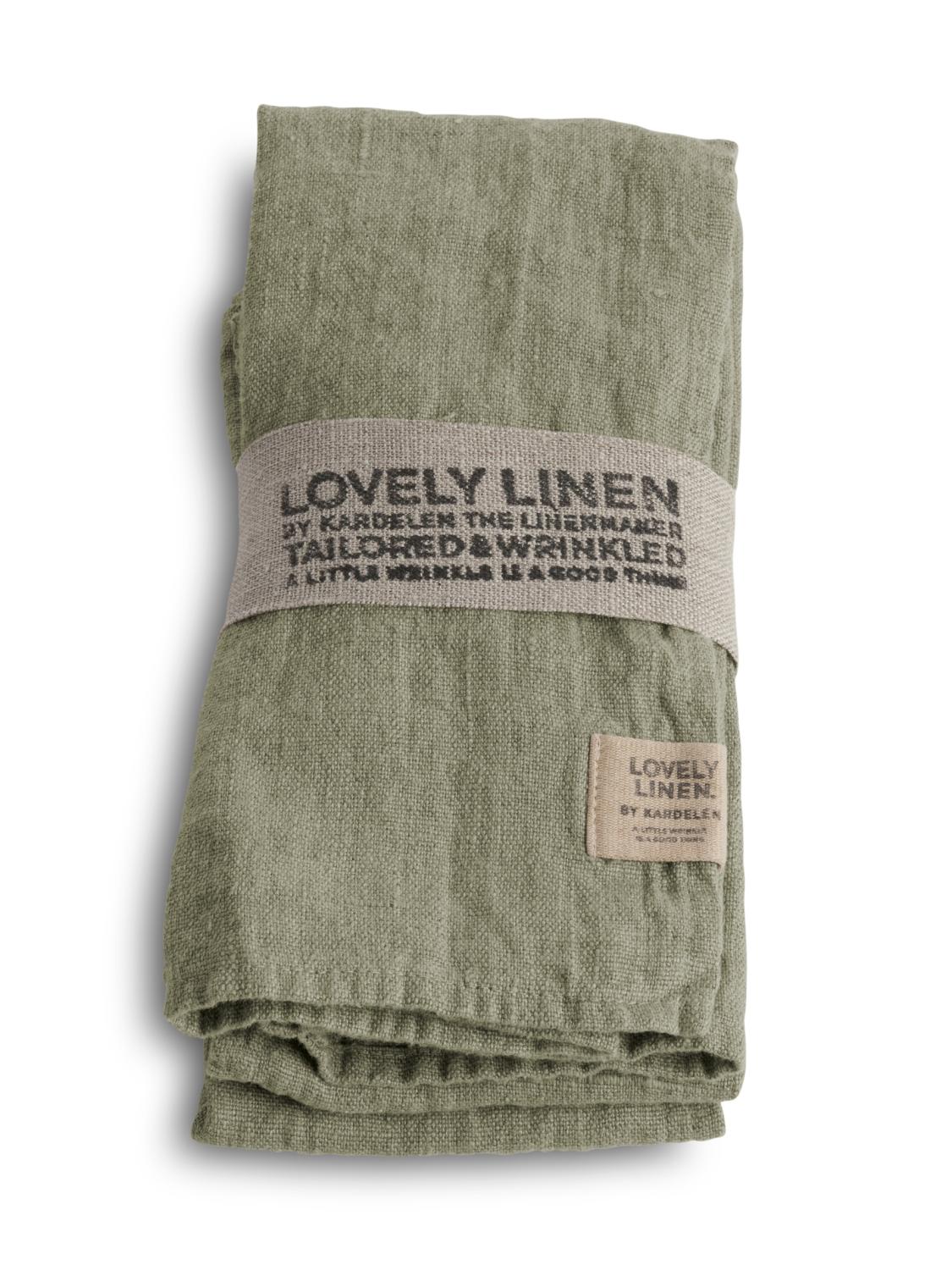 Lovely Linen LOVELY Servetter 45X45, Avokado - Azalea Home