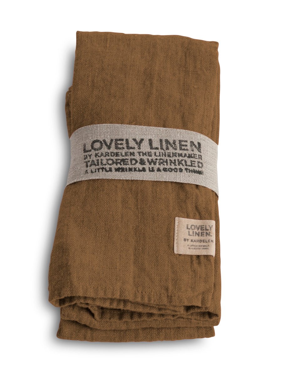 Lovely Linen LOVELY Servetter 45X45, Brun - Azalea Home