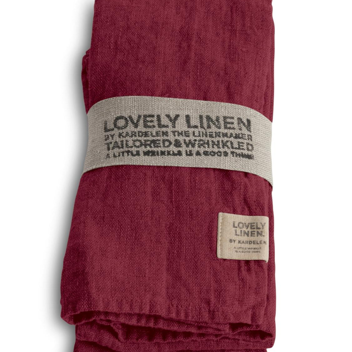 Lovely Linen LOVELY Servetter 45X45, Cabernet - Azalea Home