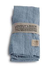 Lovely Linen LOVELY Servetter 45X45, Dusty blue - Azalea Home