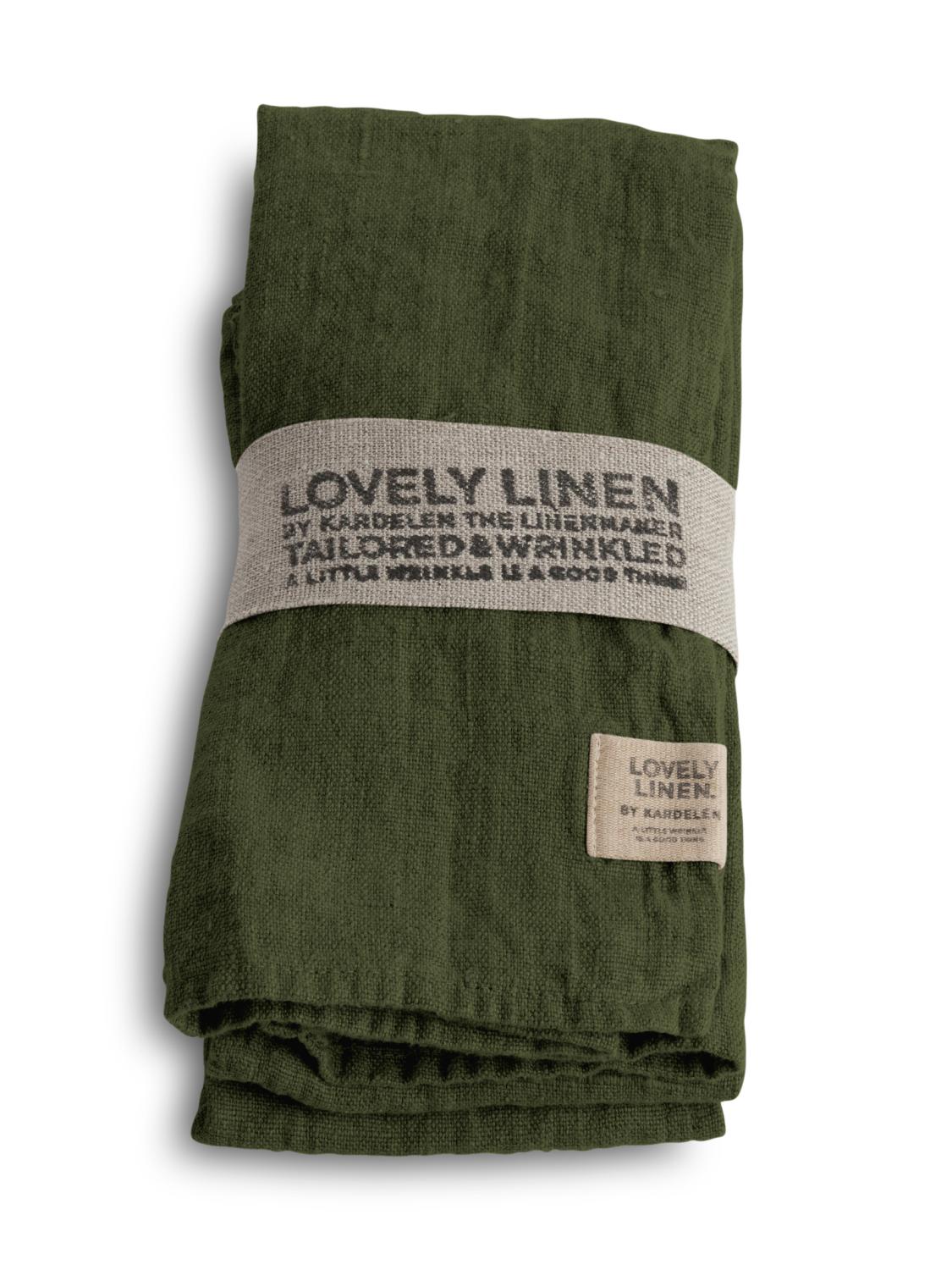 Lovely Linen LOVELY Servetter 45X45, Grön - Azalea Home