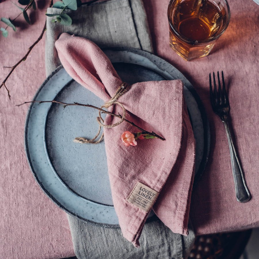 Lovely Linen LOVELY Servetter 45X45, Litchi - Azalea Home