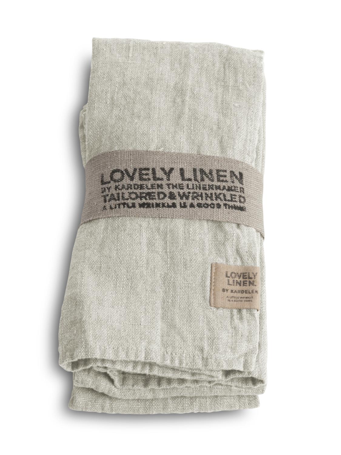 Lovely Linen LOVELY Servetter 45X45, Ljusgrå - Azalea Home