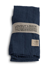 Lovely Linen LOVELY Servetter 45X45, Mörkblå - Azalea Home