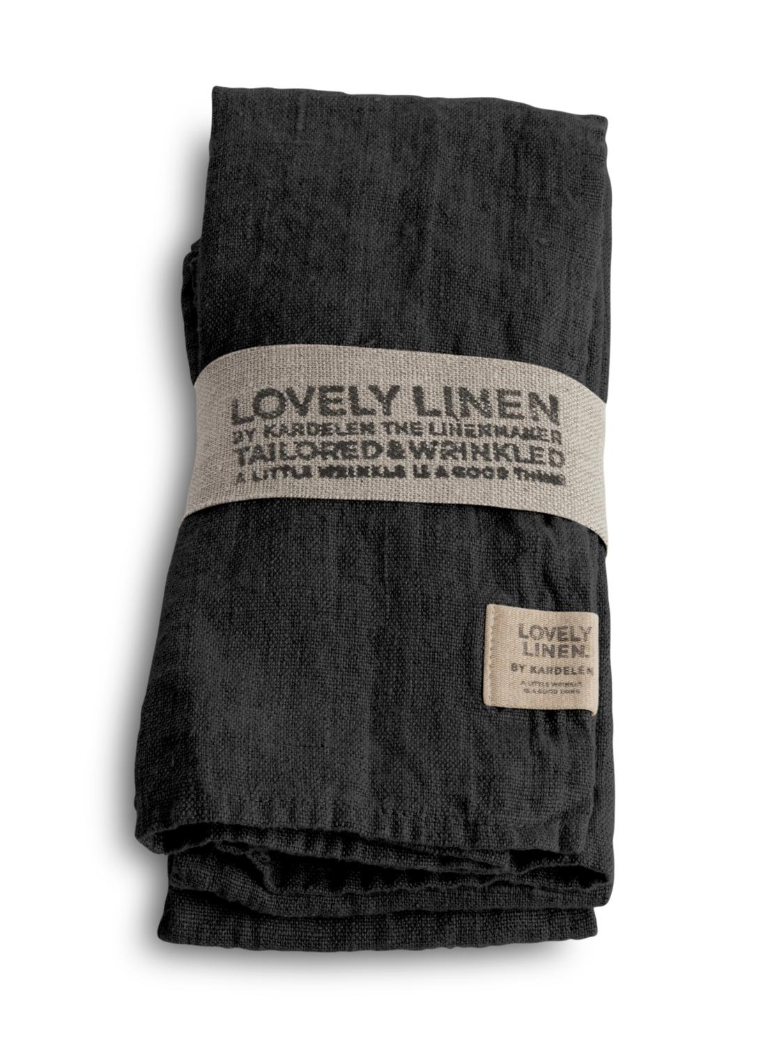 Lovely Linen LOVELY Servetter 45X45, Mörkgrå - Azalea Home