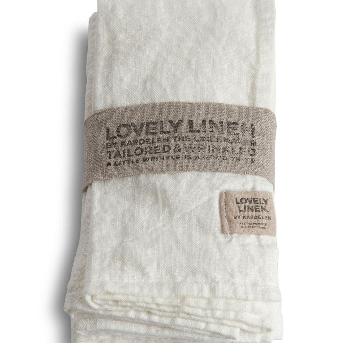 Lovely Linen LOVELY Servetter 45X45, Off - white - Azalea Home