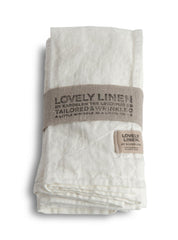 Lovely Linen LOVELY Servetter 45X45, Off - white - Azalea Home