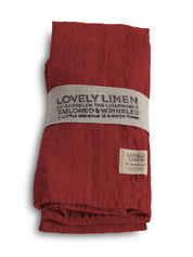 Lovely Linen LOVELY Servetter 45X45, Röd - Azalea Home