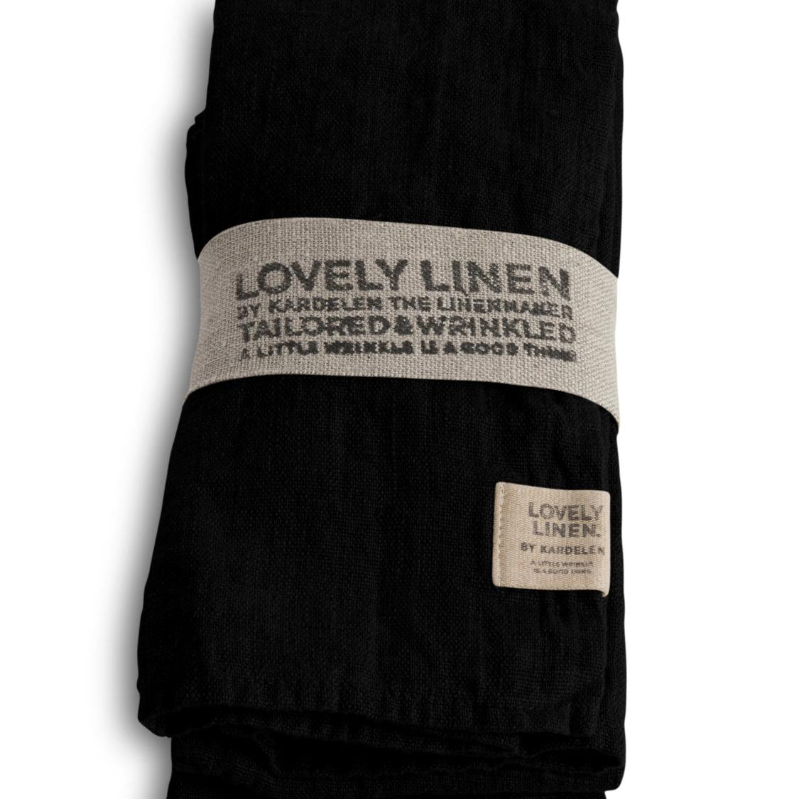Lovely Linen LOVELY Servetter 45X45, Svart - Azalea Home