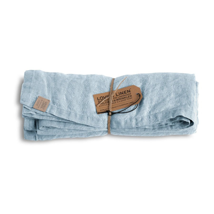 Lovely Linen MISTY Duk 145X380, Sky - Azalea Home