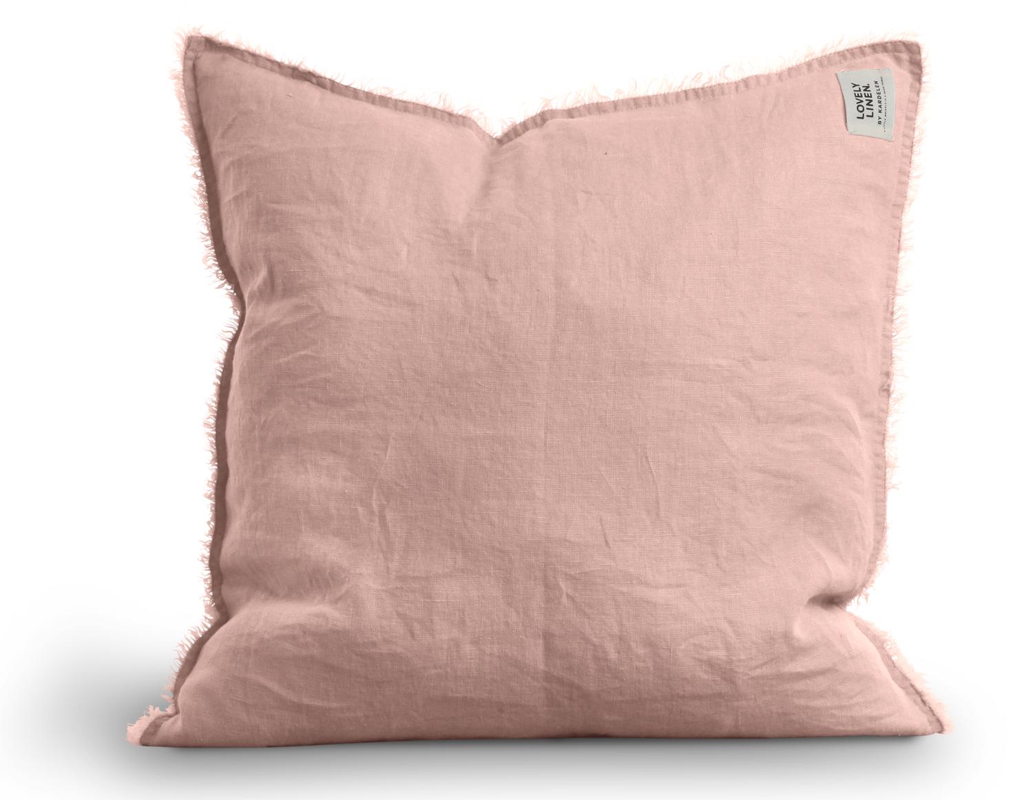 Lovely Linen MISTY Kuddfodral 50X50, Rosa - Azalea Home