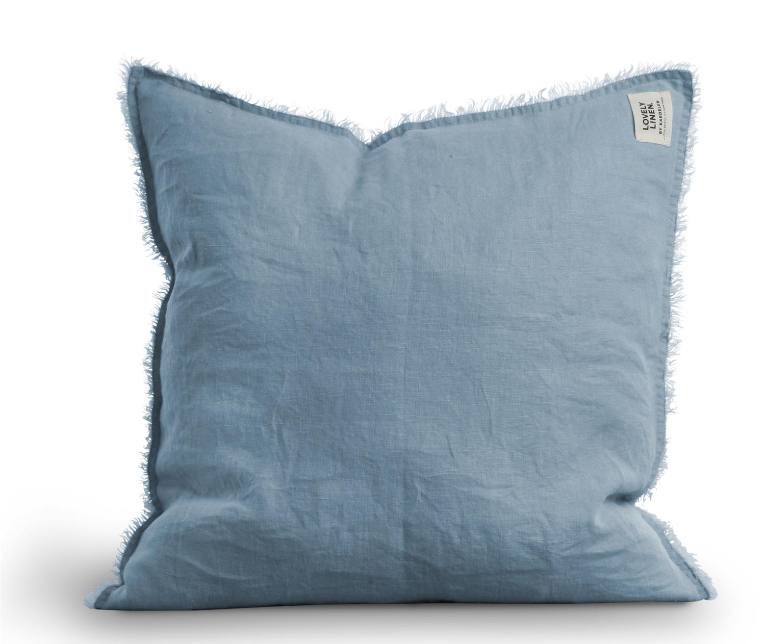 Lovely Linen MISTY Kuddfodral 50X50, Sky - Azalea Home