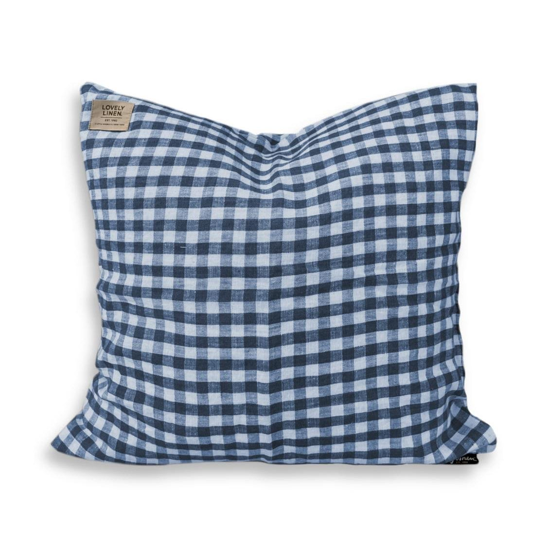 Lovely Linen MISTY Kuddfodral Square 50X50, Denimblå - Azalea Home