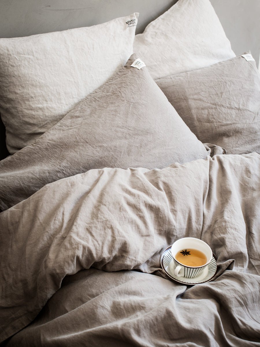 Lovely Linen MISTY Örngott 40X80, Grå - Azalea Home