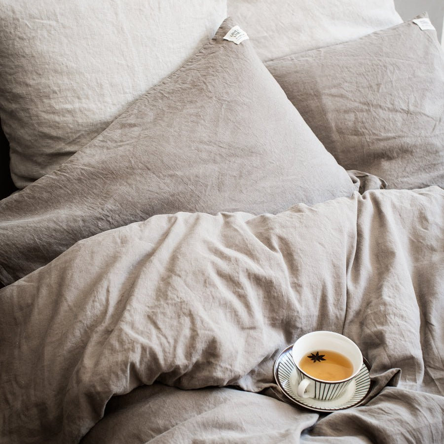 Lovely Linen MISTY Örngott 40X80, Grå - Azalea Home