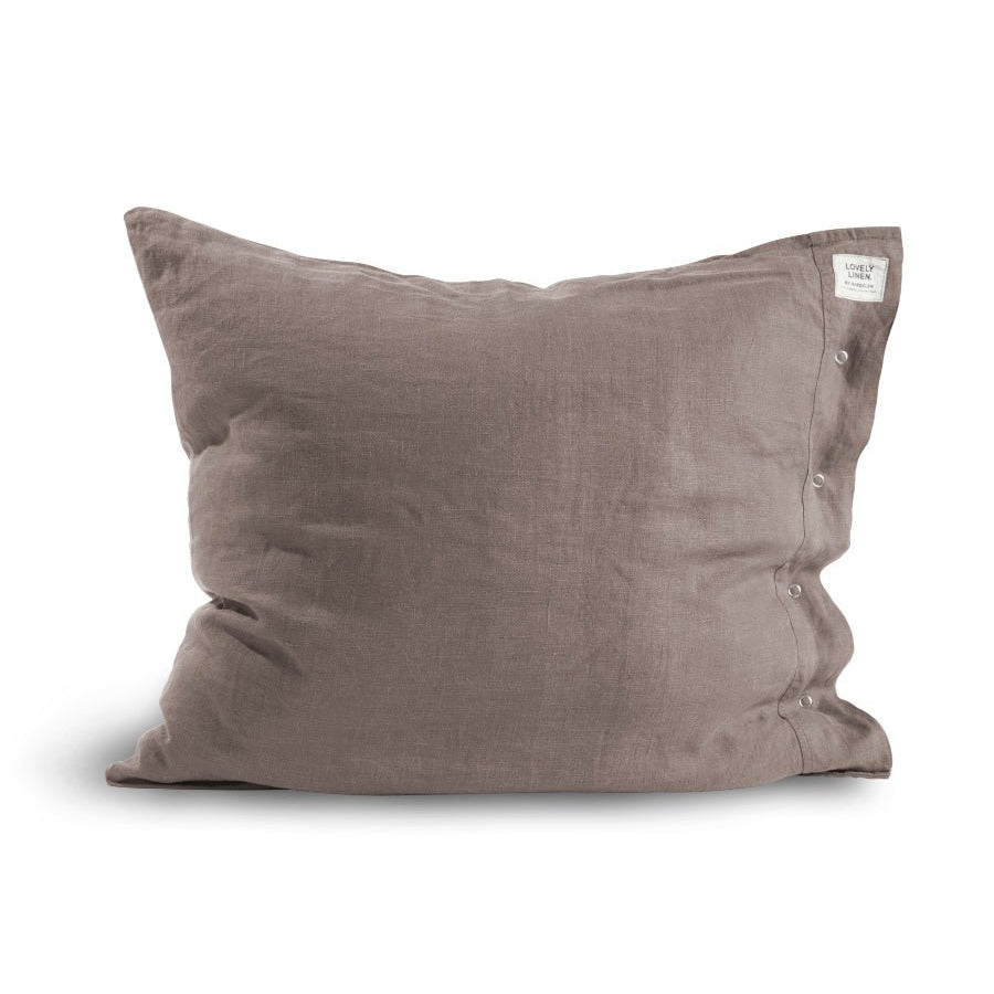 Lovely Linen MISTY Örngott 80X80, Grå - Azalea Home
