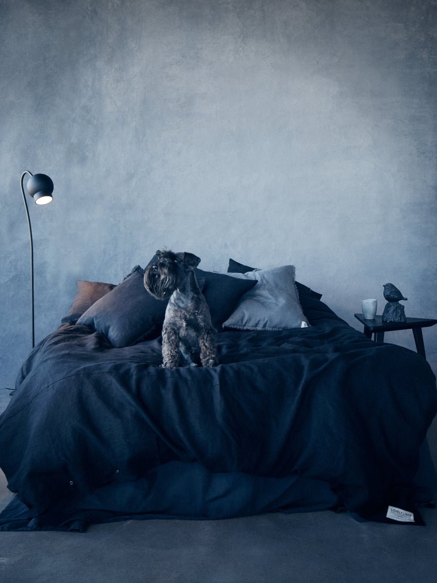 Lovely Linen MISTY Örngott 80X80, Night - Azalea Home