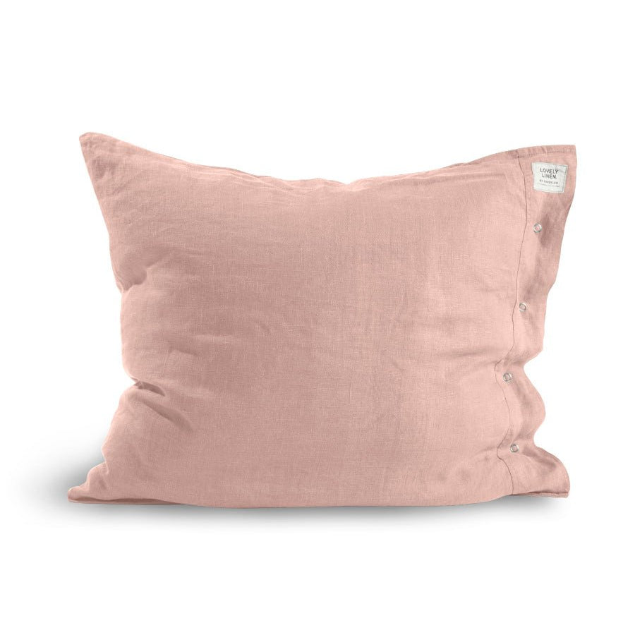 Lovely Linen MISTY Örngott 80X80, Rosa - Azalea Home