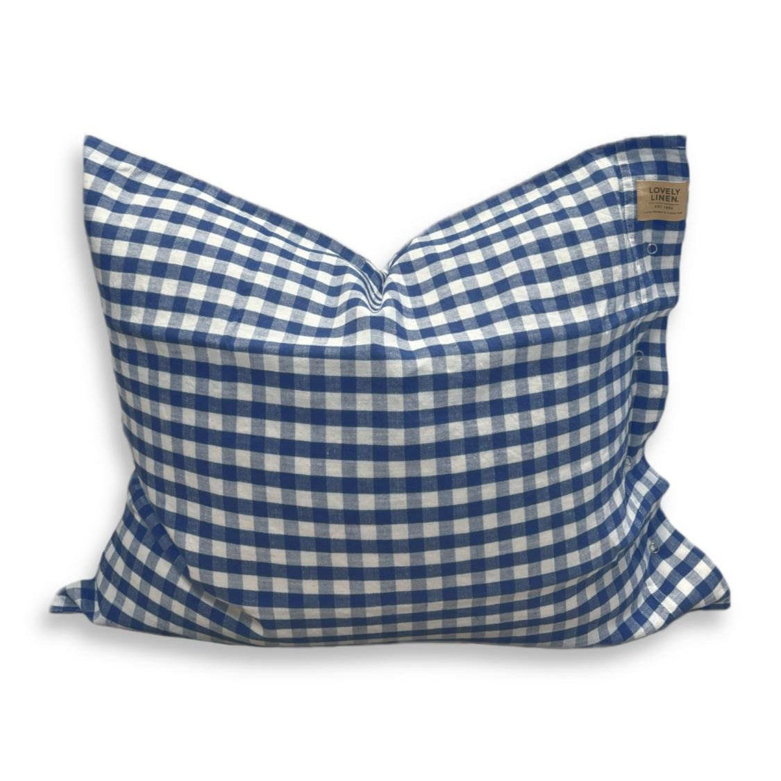 Lovely Linen MISTY Örngott Square 80X80, Denimblå - Azalea Home