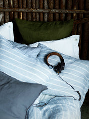 Lovely Linen MISTY Örngott Stripe 80X80, Sky - Azalea Home