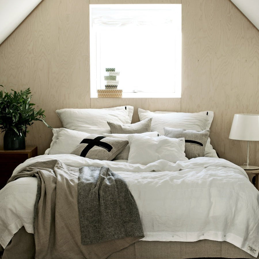 Lovely Linen MISTY Påslakan 135X200, Cloud - Azalea Home