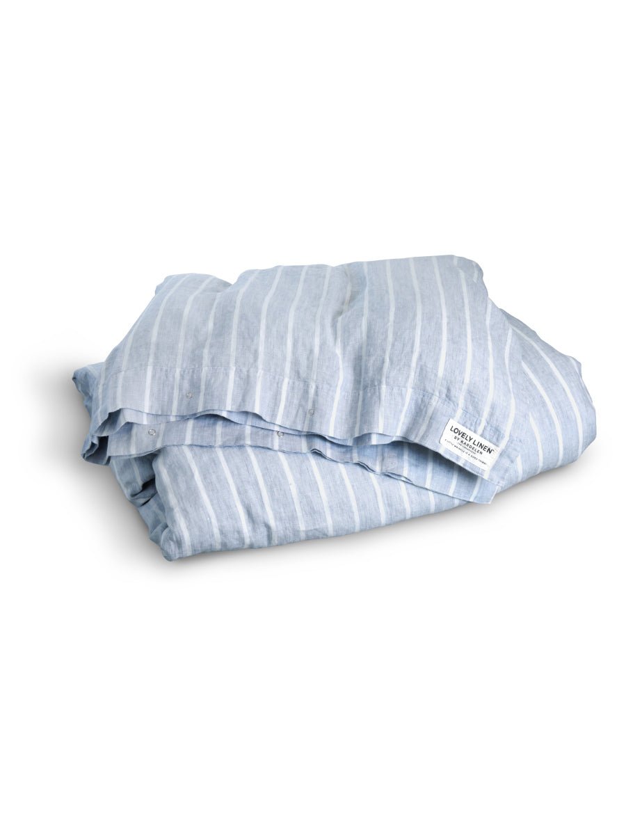 Lovely Linen MISTY Påslakan 135X200, Sky - Azalea Home
