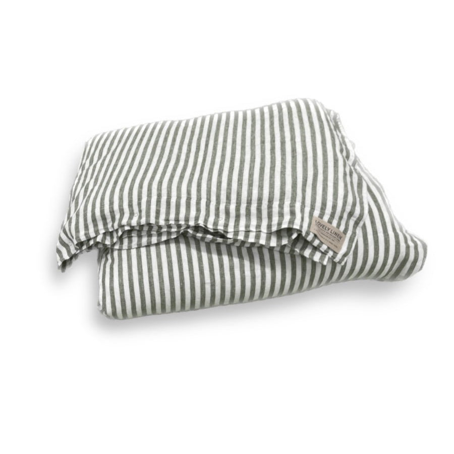 Lovely Linen MISTY Påslakan 150X210, Grön - Azalea Home
