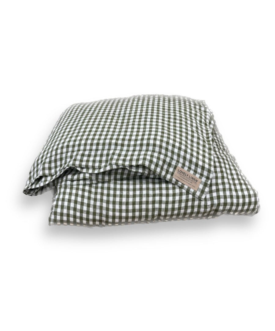 Lovely Linen MISTY Påslakan 150X210, Grön - Azalea Home