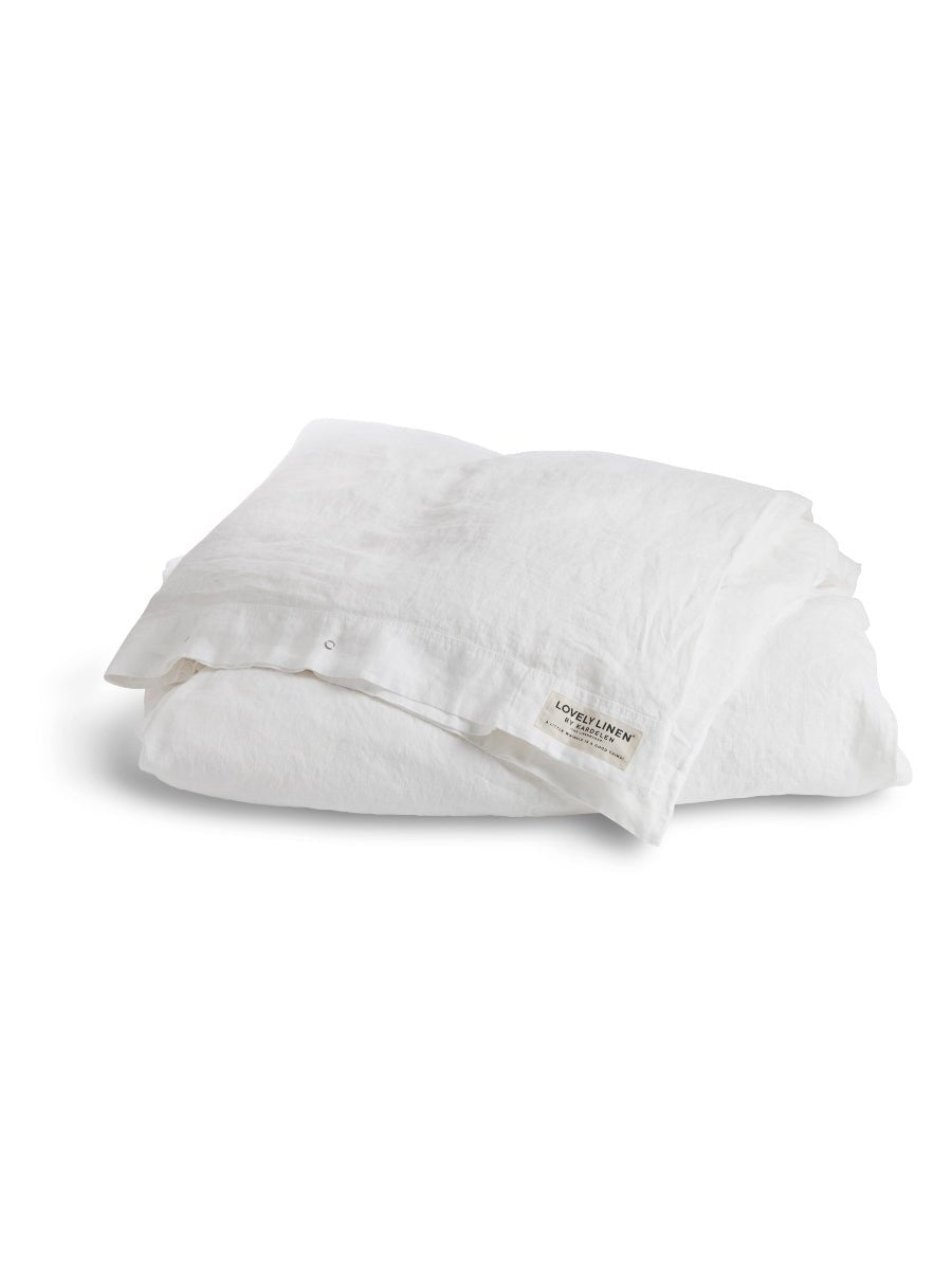 Lovely Linen MISTY Påslakan 155X220, Cloud - Azalea Home