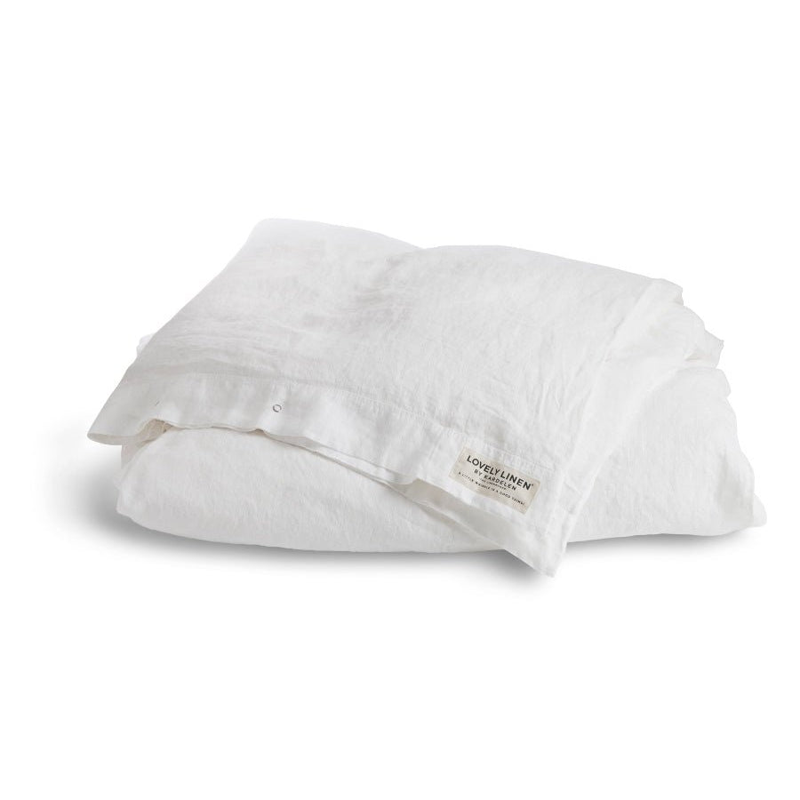 Lovely Linen MISTY Påslakan 155X220, Cloud - Azalea Home
