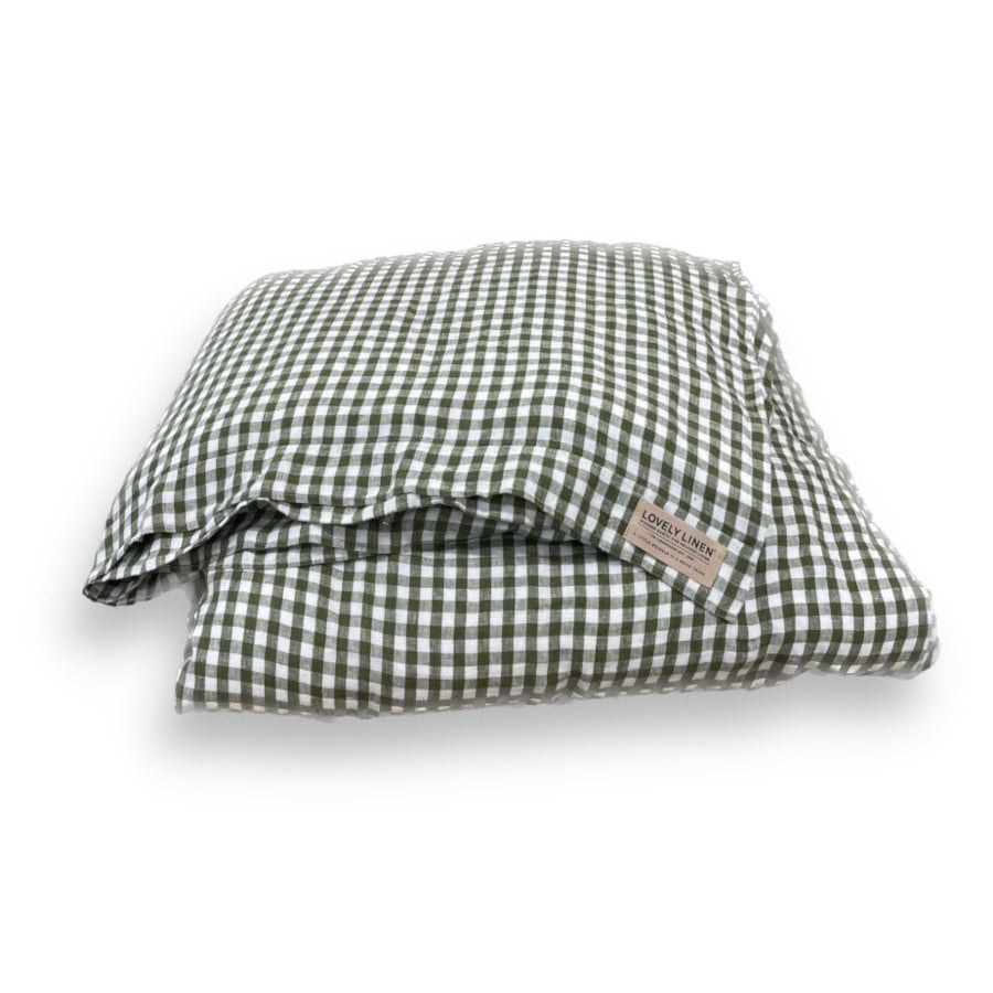 Lovely Linen MISTY Påslakan 155X220, Grön - Azalea Home