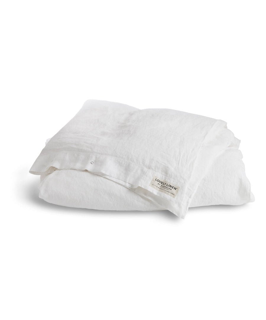 Lovely Linen MISTY Påslakan 160X210, Cloud - Azalea Home