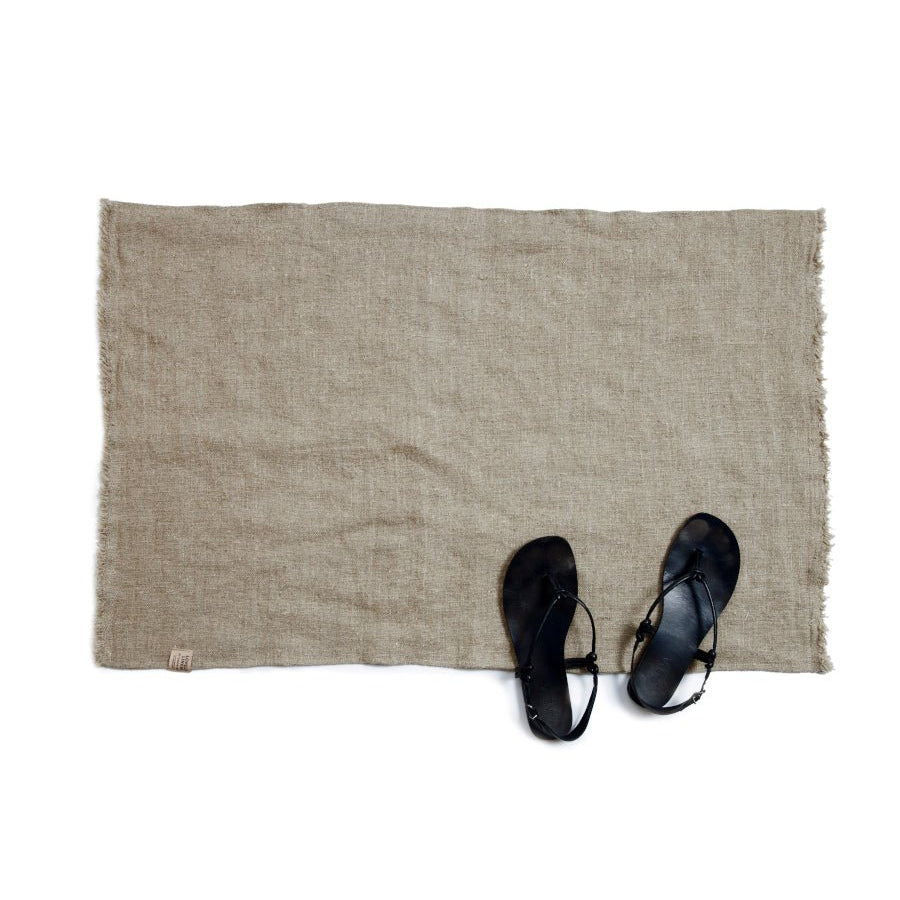 Lovely Linen RUSTIC Badrumsmatta 60X90, Beige - Azalea Home