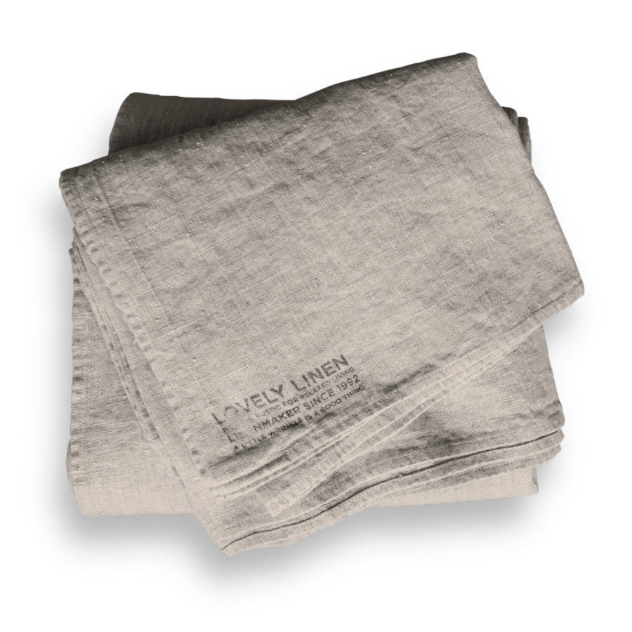 Lovely Linen RUSTIC Överkast 170X260, Beige - Azalea Home